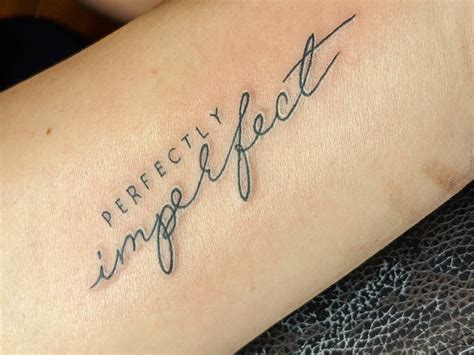 perfectly imperfect tattoo